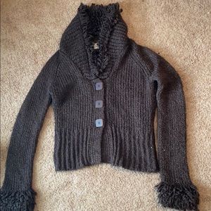 Chocolate Fitty sweater Large